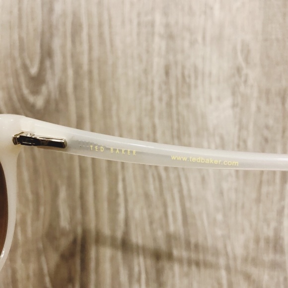 Ted Baker White and Gold Sunglasses - Picture 5 of 7